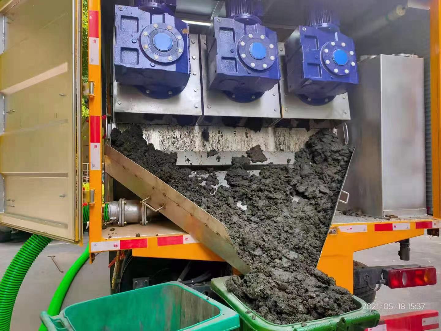 大岭山化粪池清掏城市维护站-泥浆净化干湿分离处理